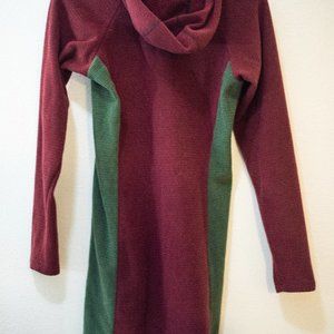 Melazana women's microgrid hooded dress